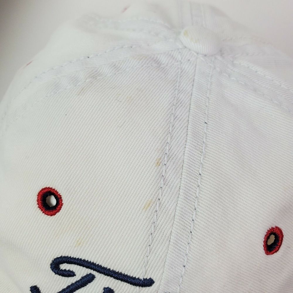 Titleist Embroidered Mens Golf Hat Adjustable Blue Red Lettering - Picture 8 of 9